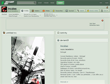 Tablet Screenshot of incubas.deviantart.com