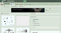 Desktop Screenshot of caseybdesigns.deviantart.com