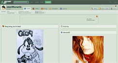 Desktop Screenshot of jokeofromantic.deviantart.com