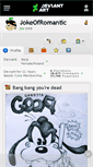 Mobile Screenshot of jokeofromantic.deviantart.com