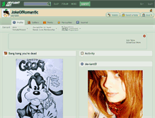 Tablet Screenshot of jokeofromantic.deviantart.com