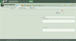 Desktop Screenshot of flower-panda-boy.deviantart.com