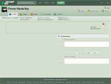 Tablet Screenshot of flower-panda-boy.deviantart.com
