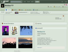 Tablet Screenshot of betoboy123.deviantart.com