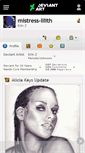 Mobile Screenshot of mistress-lilith.deviantart.com