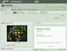 Tablet Screenshot of ilookingyou.deviantart.com