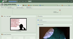 Desktop Screenshot of crazy-junkie-monkey.deviantart.com