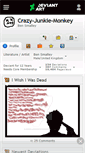 Mobile Screenshot of crazy-junkie-monkey.deviantart.com