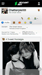 Mobile Screenshot of chatterpiexiii.deviantart.com