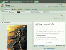 Tablet Screenshot of policide.deviantart.com