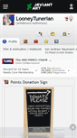 Mobile Screenshot of looneytunerian.deviantart.com