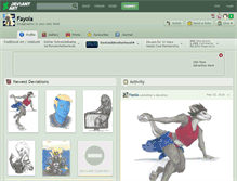 Tablet Screenshot of fayola.deviantart.com