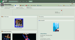 Desktop Screenshot of mittenkitten.deviantart.com