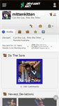Mobile Screenshot of mittenkitten.deviantart.com