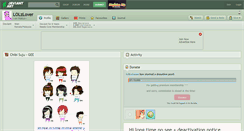 Desktop Screenshot of lolzlover.deviantart.com