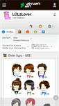 Mobile Screenshot of lolzlover.deviantart.com