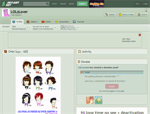 Tablet Screenshot of lolzlover.deviantart.com