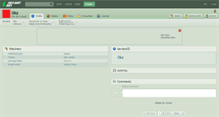Desktop Screenshot of okz.deviantart.com