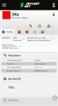 Mobile Screenshot of okz.deviantart.com