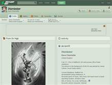 Tablet Screenshot of dizmiester.deviantart.com