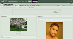 Desktop Screenshot of logan-valentine.deviantart.com