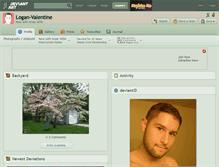 Tablet Screenshot of logan-valentine.deviantart.com