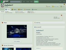 Tablet Screenshot of madhatterl7.deviantart.com