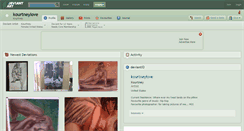 Desktop Screenshot of kourtneylove.deviantart.com