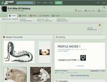 Tablet Screenshot of evil-rika-of-desteny.deviantart.com