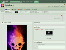 Tablet Screenshot of exony8mar3.deviantart.com