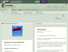 Tablet Screenshot of mikeyblighe.deviantart.com