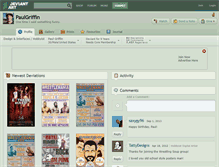 Tablet Screenshot of paulgriffin.deviantart.com