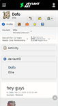 Mobile Screenshot of dofo.deviantart.com