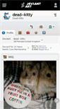 Mobile Screenshot of dead--kitty.deviantart.com