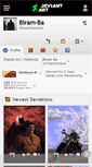 Mobile Screenshot of biram-ba.deviantart.com
