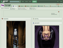 Tablet Screenshot of blaunagel.deviantart.com