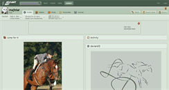 Desktop Screenshot of majistar.deviantart.com