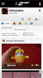 Mobile Screenshot of kleinalaine.deviantart.com