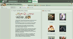 Desktop Screenshot of mostbeautifulcouple.deviantart.com