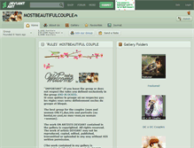 Tablet Screenshot of mostbeautifulcouple.deviantart.com