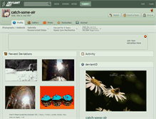 Tablet Screenshot of catch-some-air.deviantart.com
