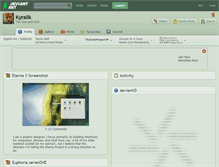 Tablet Screenshot of kyralik.deviantart.com
