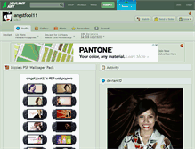 Tablet Screenshot of angstfool11.deviantart.com