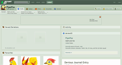 Desktop Screenshot of fiyerfox.deviantart.com