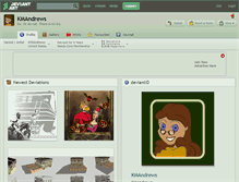 Tablet Screenshot of kmandrews.deviantart.com