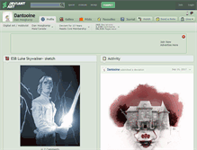 Tablet Screenshot of dantooine.deviantart.com