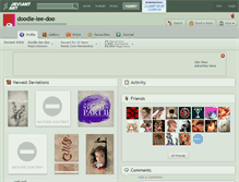 Tablet Screenshot of doodle-lee-doo.deviantart.com