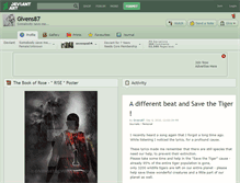 Tablet Screenshot of givens87.deviantart.com