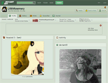 Tablet Screenshot of lilithrosemary.deviantart.com