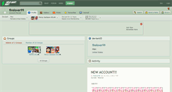 Desktop Screenshot of firelover99.deviantart.com